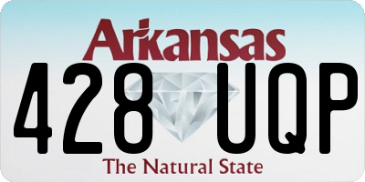 AR license plate 428UQP