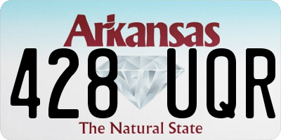 AR license plate 428UQR