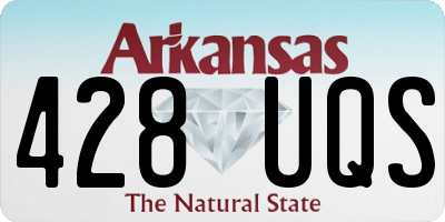 AR license plate 428UQS