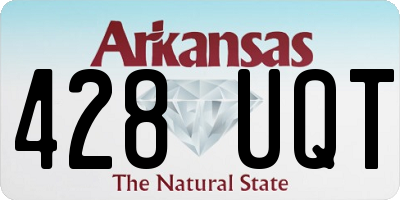 AR license plate 428UQT