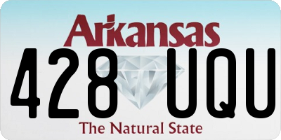 AR license plate 428UQU