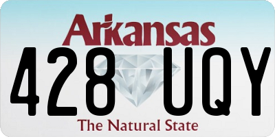 AR license plate 428UQY