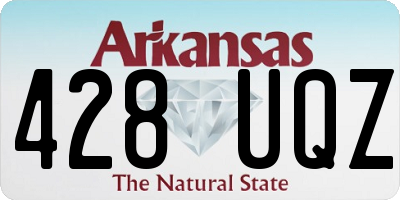 AR license plate 428UQZ