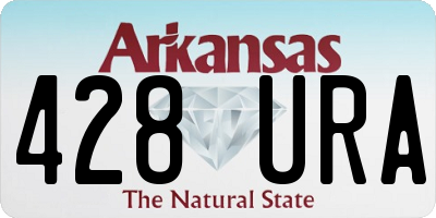 AR license plate 428URA