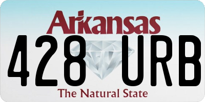 AR license plate 428URB