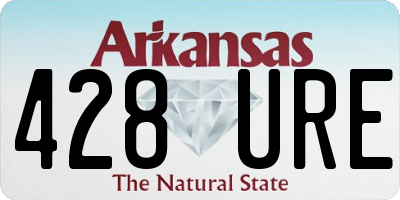 AR license plate 428URE