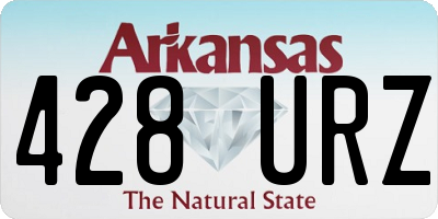 AR license plate 428URZ
