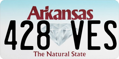 AR license plate 428VES