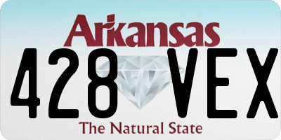 AR license plate 428VEX