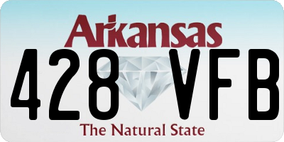 AR license plate 428VFB