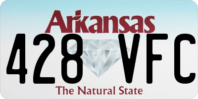 AR license plate 428VFC