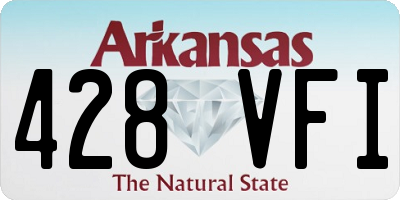 AR license plate 428VFI