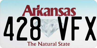 AR license plate 428VFX