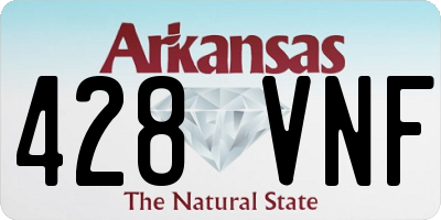 AR license plate 428VNF