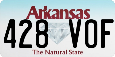 AR license plate 428VOF