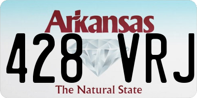 AR license plate 428VRJ