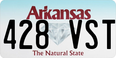 AR license plate 428VST