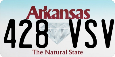 AR license plate 428VSV