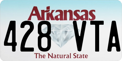 AR license plate 428VTA