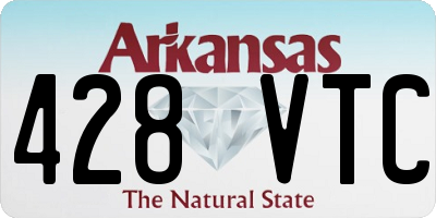 AR license plate 428VTC