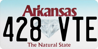AR license plate 428VTE
