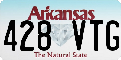 AR license plate 428VTG
