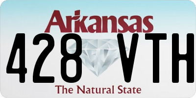 AR license plate 428VTH