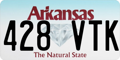 AR license plate 428VTK