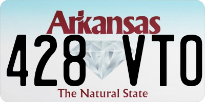 AR license plate 428VTO