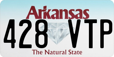 AR license plate 428VTP