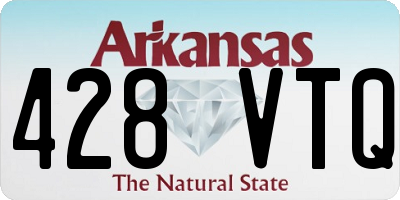 AR license plate 428VTQ