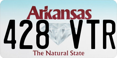 AR license plate 428VTR