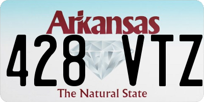 AR license plate 428VTZ