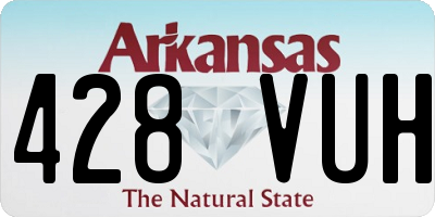 AR license plate 428VUH