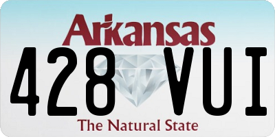 AR license plate 428VUI