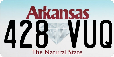 AR license plate 428VUQ