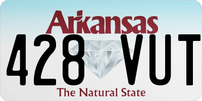 AR license plate 428VUT