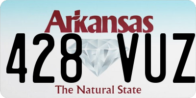 AR license plate 428VUZ