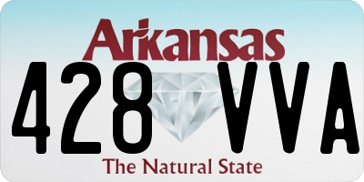 AR license plate 428VVA