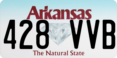 AR license plate 428VVB