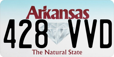 AR license plate 428VVD