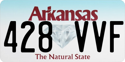 AR license plate 428VVF