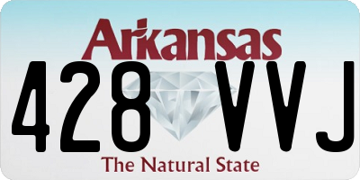 AR license plate 428VVJ
