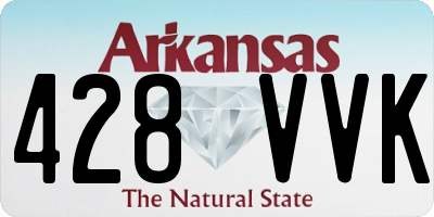 AR license plate 428VVK