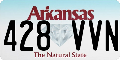 AR license plate 428VVN
