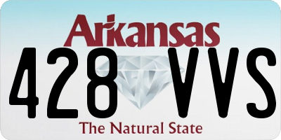 AR license plate 428VVS