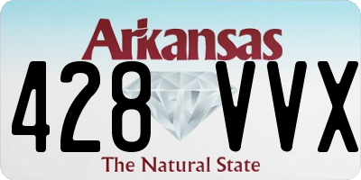 AR license plate 428VVX