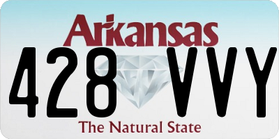 AR license plate 428VVY