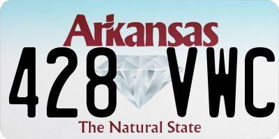 AR license plate 428VWC