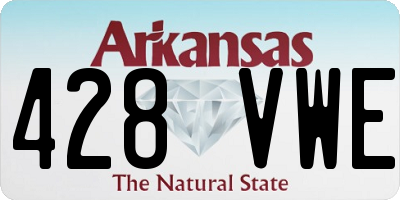 AR license plate 428VWE